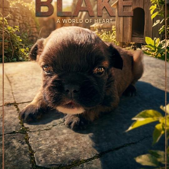 chiot Bouledogue francais Fluffy Fauve rouge masque noir Blake Élevage de la famille dog étoilée  